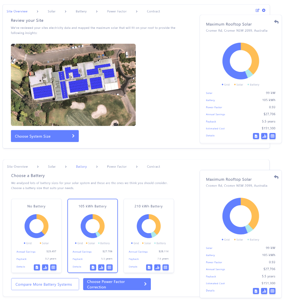 Golf Club Solar & Battery Assessment 2